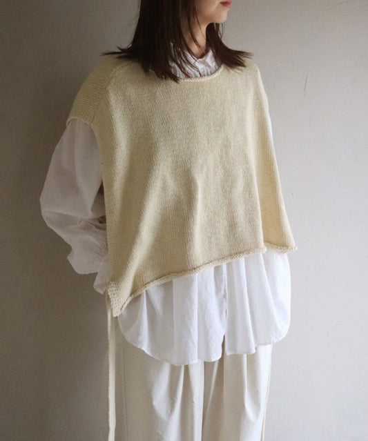 ニットベスト / Ivory