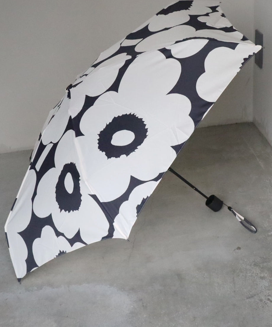 Unikko 折りたたみ傘 / Black & Ivory