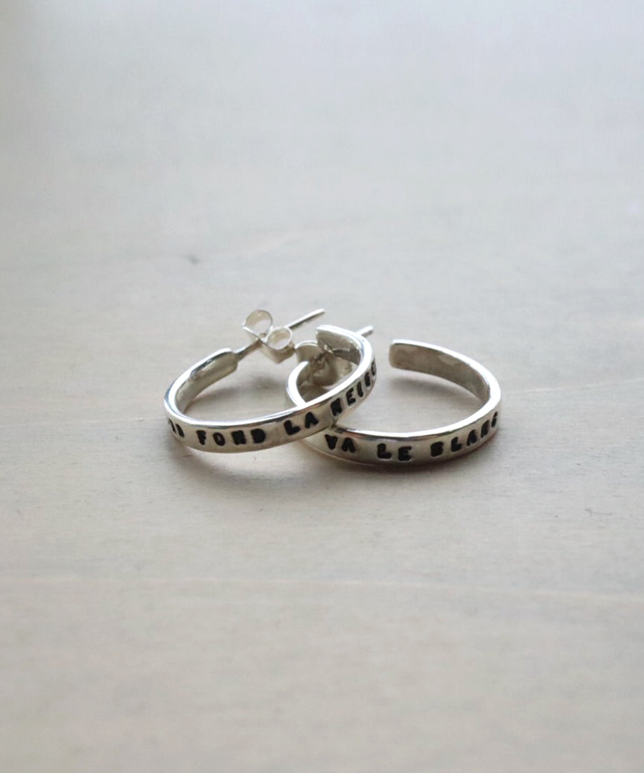 Quand fond… ピアス / Silver