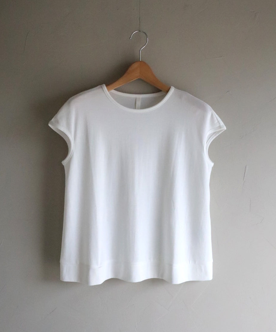 キャップスリーブTシャツ / White