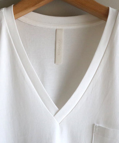 半袖VネックTシャツ / White