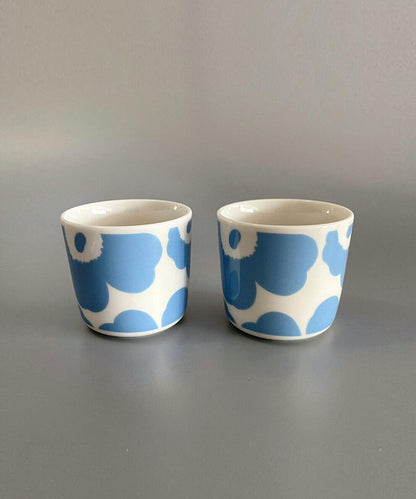 コーヒーカップセット / White & Light Blue